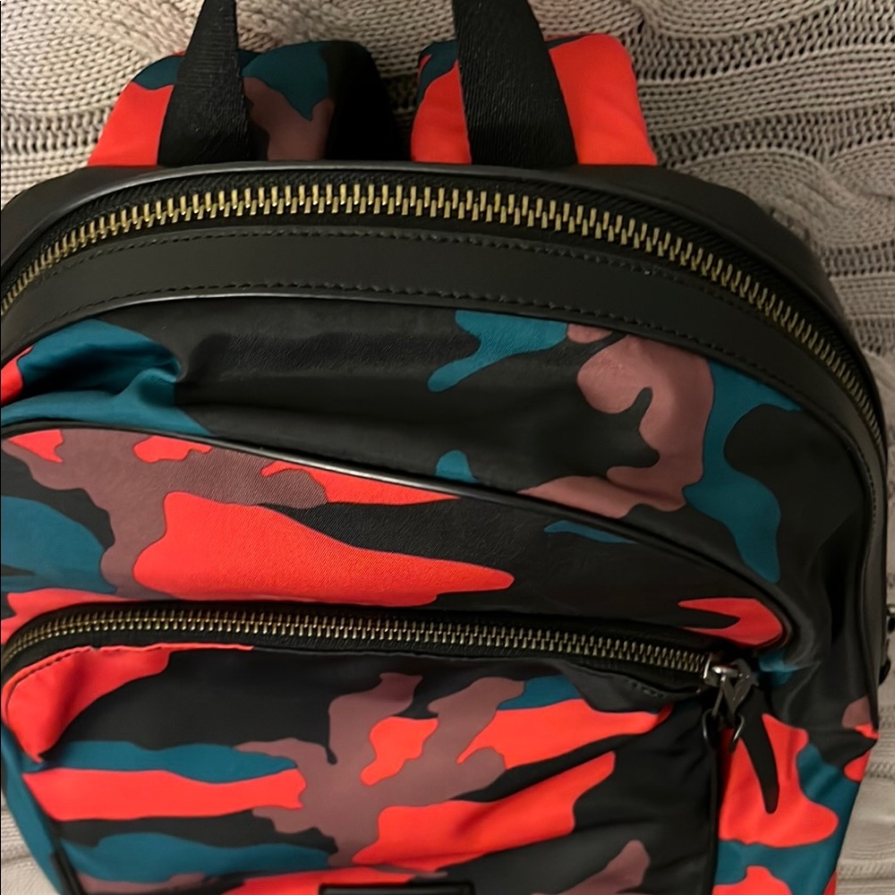 Coach Red and Black Backpack Vibrant Design - Picture 5 of 10
